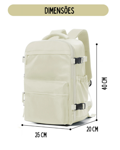 Mochila EatingMiles ( c/ medidas Ryanair 40x25x20cm)