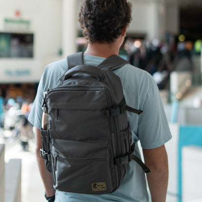 Mochila EatingMiles GO ( c/ medidas das companhias lowcost)
