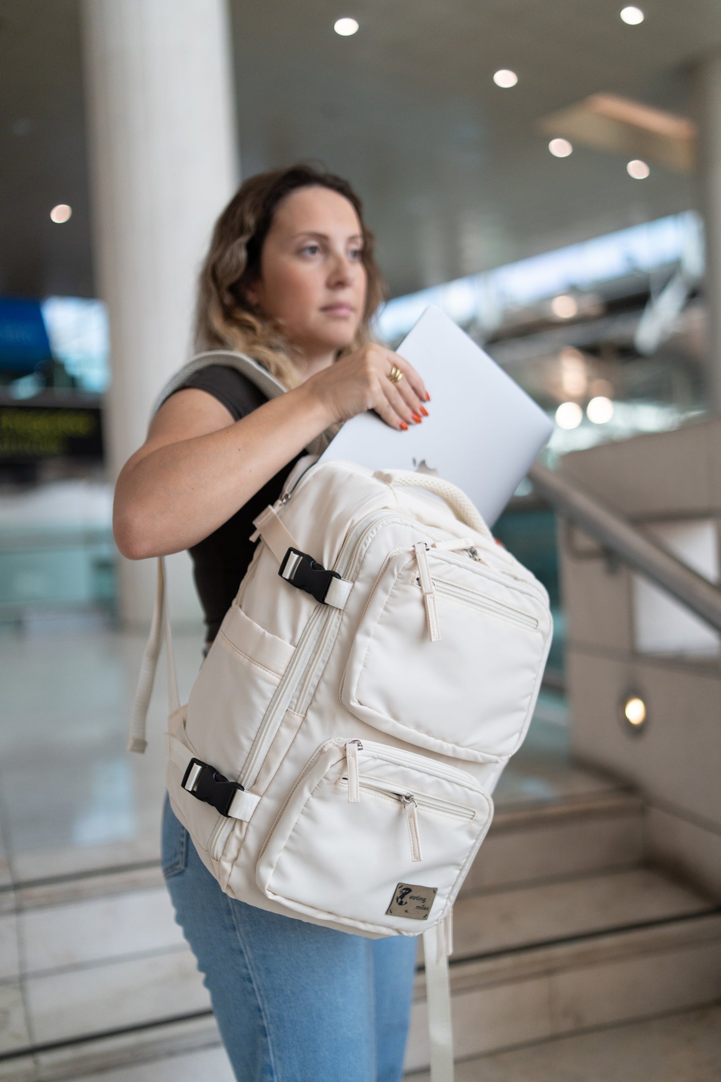Mochila EatingMiles Go+ Plus (c/medidas de bagagem de mão grátis)