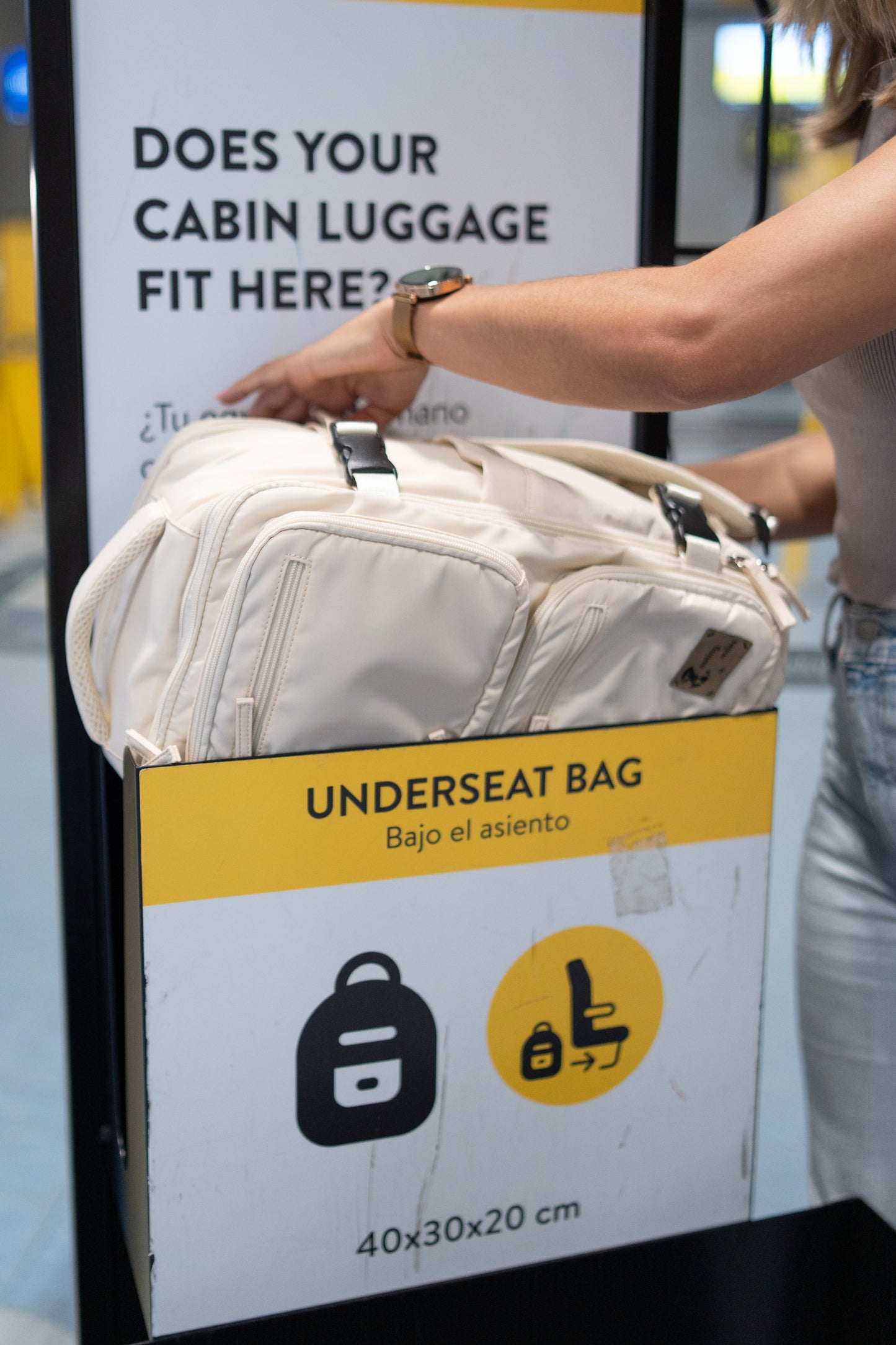 Mochila EatingMiles Go+ Plus (c/medidas de bagagem de mão grátis)