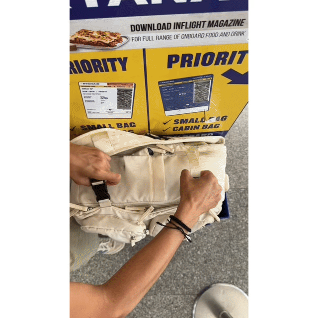 Mochila EatingMiles Go+ Plus (c/medidas de bagagem de mão grátis)