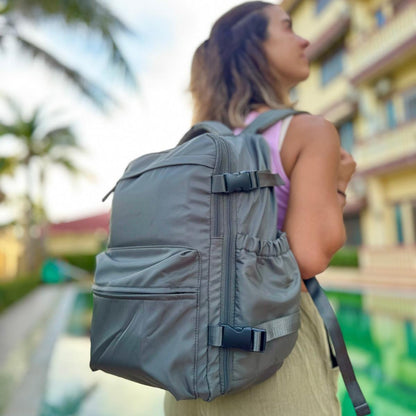 Mochila EatingMiles ( c/ medidas Ryanair 40x25x20cm)